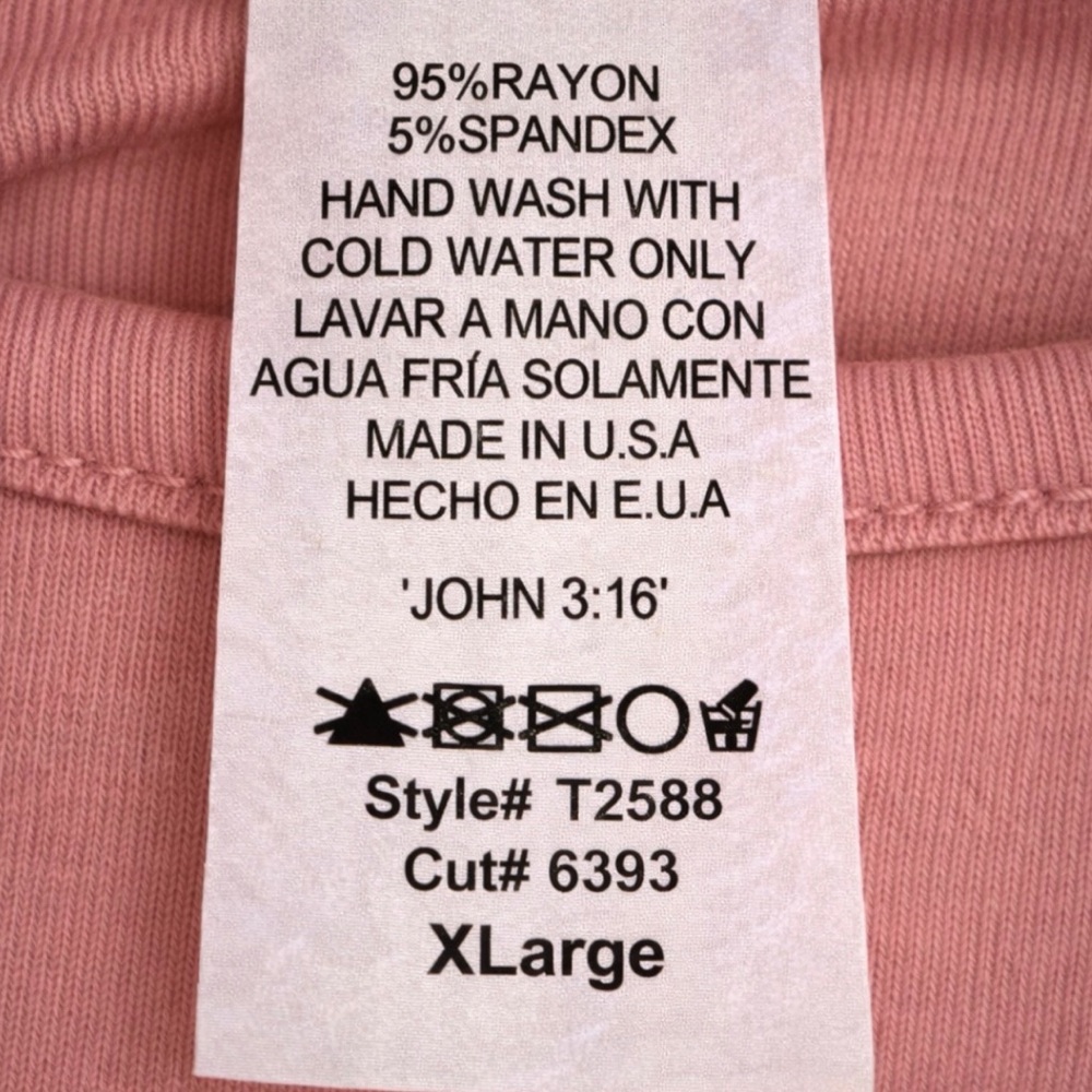 Beeson River BabyDoll Tiered Top in Dusty Pink ~ Size X-Large ~ NWOT - Picture 8 of 8